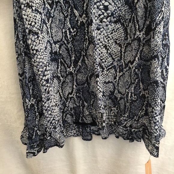 Reformation Scarlett serpent print mini dress. - Picture 7 of 11